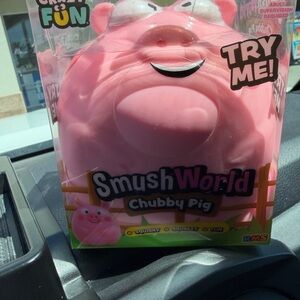 SmushWorld Chubby Pig Squeeze Toy - Pink
five Below Product - NWT